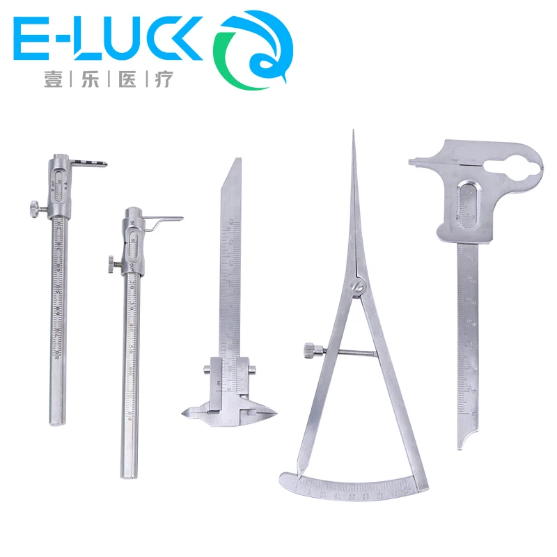 

Dental Implant Bone Caliper Orthodontic Sliding Caliper Dental Surgical Crown Gauge Calipers measurement and positio Scale