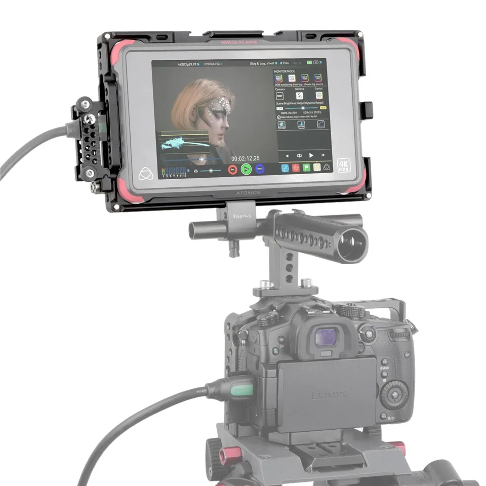 Клетка для монитора SmallRig для " ATOMOS Shogun серии Inferno и Flame с бесплатным солнцезащитным козырьком-2008