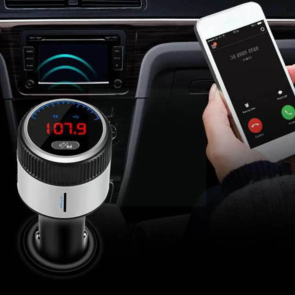 

Автомобильный Fm-трансмиттер, с MP3-плеером, Usb