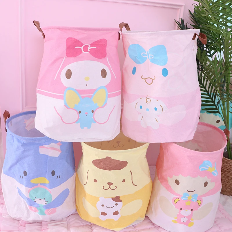 Корзина для белья Little Twin Star Melody Cinnamoroll складной органайзер сумка хранения игрушек