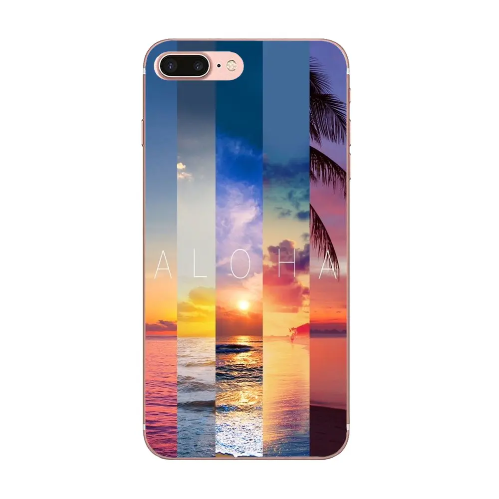 Summer Hawaii Aloha Tree Soft Cases Cover For Huawei Honor 4C 5A 5C 5X 6 6A 6X 7 7A 7C 7X 8 8C 8S 9 10 10i 20 20i Lite Pro | Мобильные