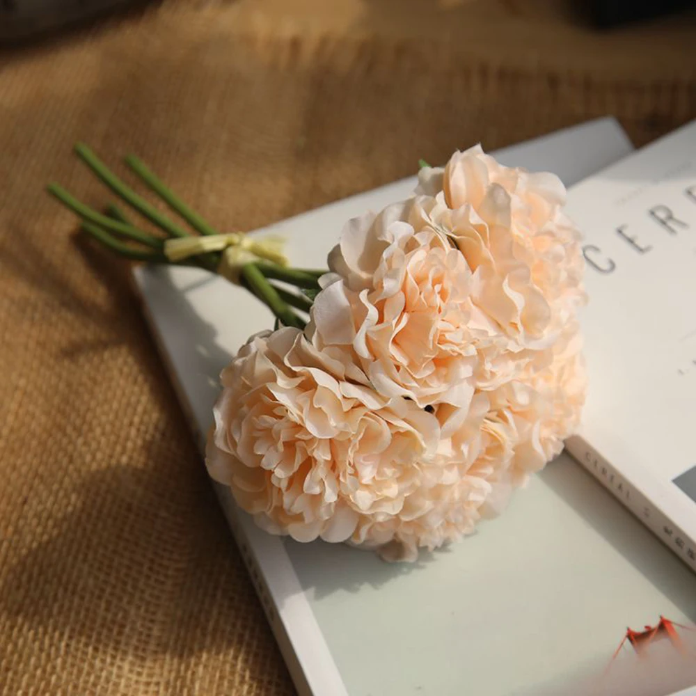 

artificial artificial silk flowers for home decoration wedding bouquet for bride high quality fake flower faux living room