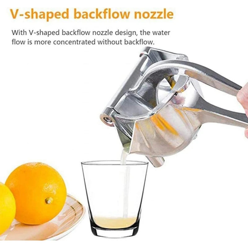 

Manual Fruit Juicers,Aluminum Manual Fruit Juicer,Portable Fruit Press Squeezer,Citrus Extractor Tool