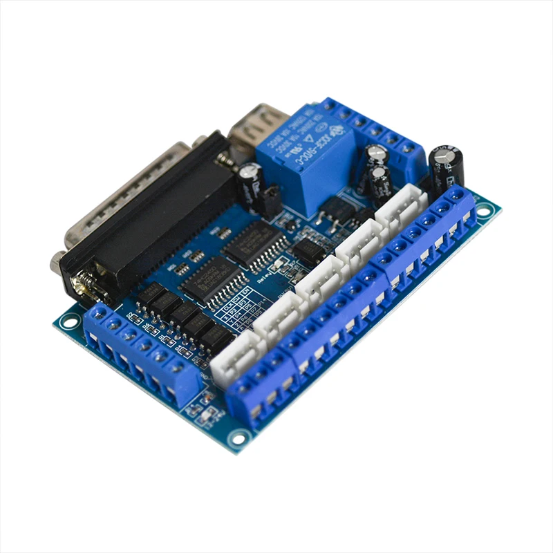 5-осевая плата ЧПУ с интерфейсом USB-кабеля для драйвера шагового двигателя MACH3