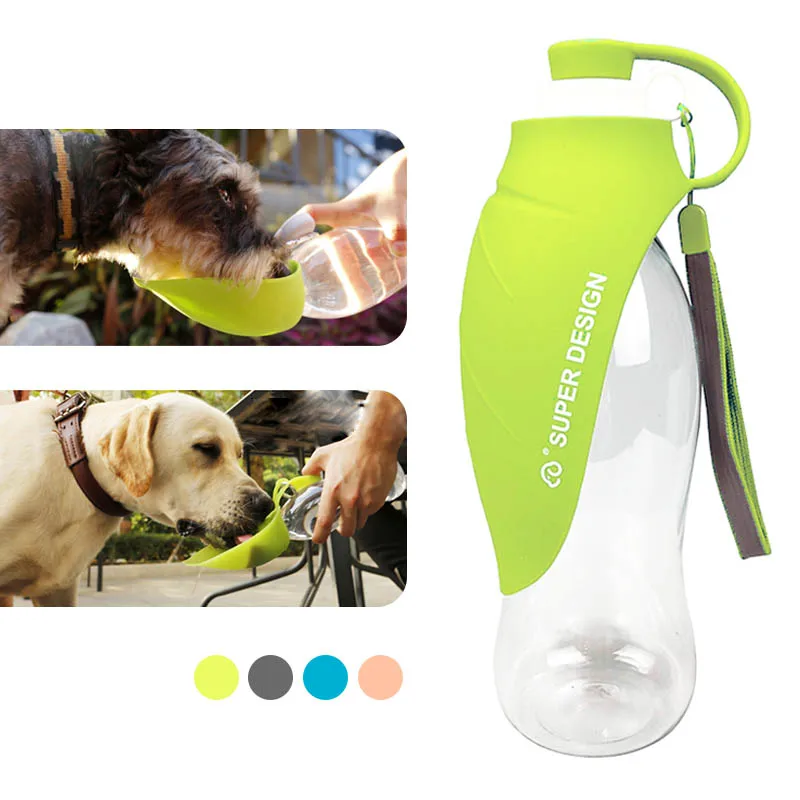 580Ml Collapsible Pet Dog Bottle Water Bowl Silicone Portable Pet Water Bottle Dog Water Dispenser Travel Feeder Pet Bowl Cat