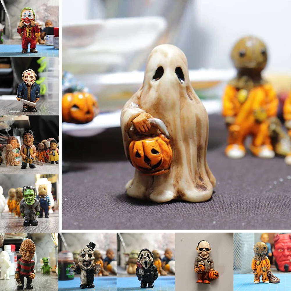 

Zombie Figurine Resin Statue Decoration for Table Garden Corridor Halloween Horror Gnome Statue Garden Home Decoration