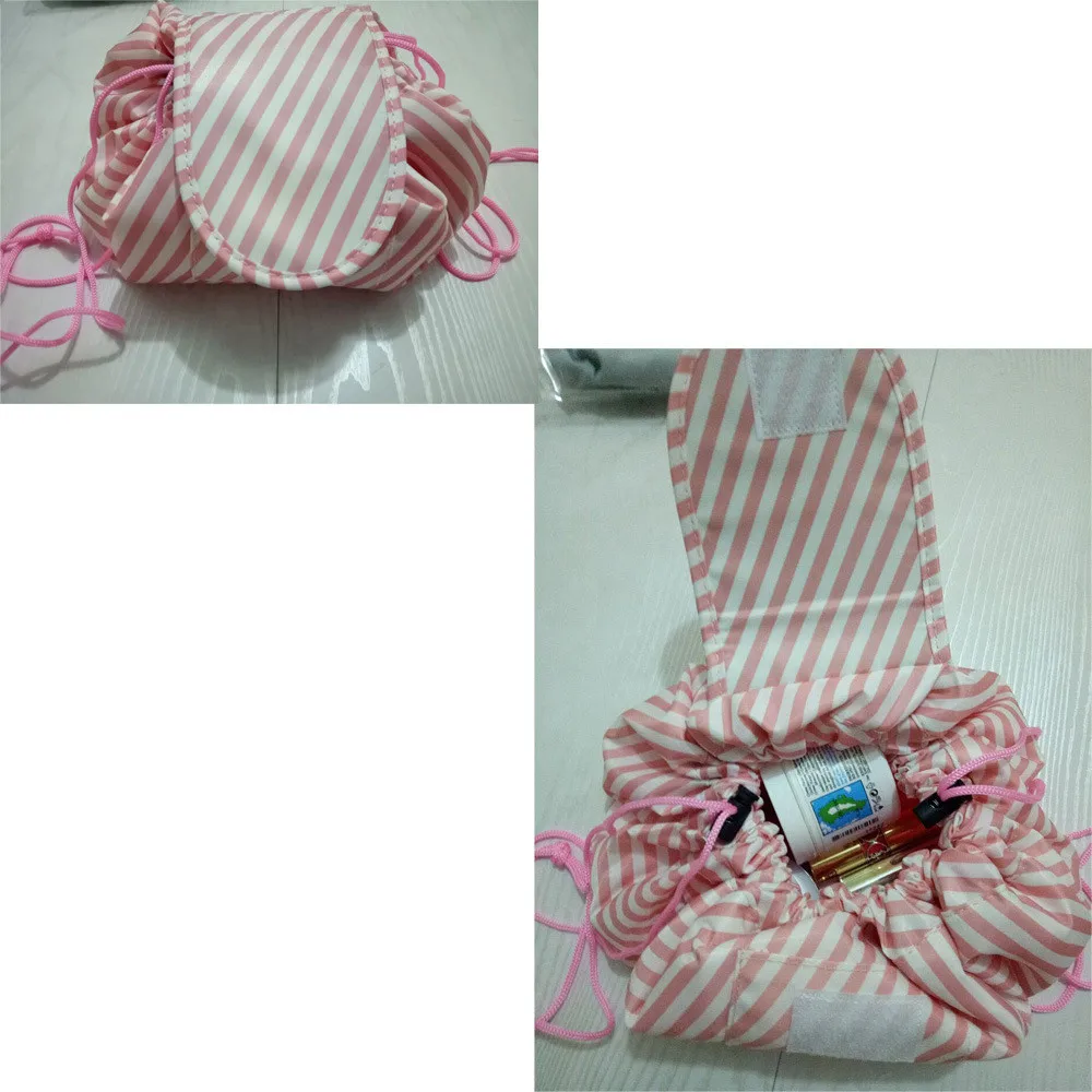 Для женщин Путешествия Фламинго Макияж косметичка с кулиской органайзер для