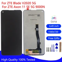 original lcd for zte blade v2020 5g display touch screen panel digitizer sensor assembly for zte axon 11 se 5g 9000n display