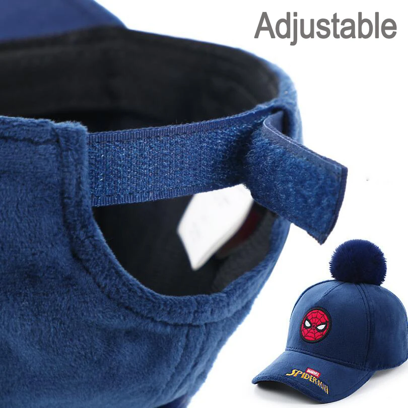 

Disney Spider man Marvel Hat Winter Children's Hat Fall/Winter Marvel Boys Baseball Cap Cap Sunshade