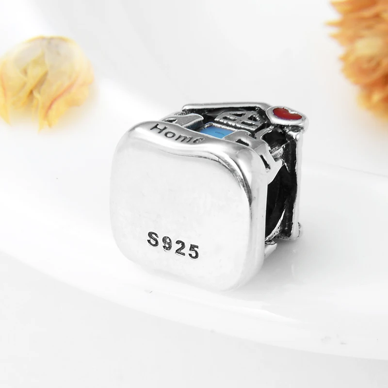 Новый 925 пробы Серебряный Сказочный Дом Бусины Подходят оригинальный