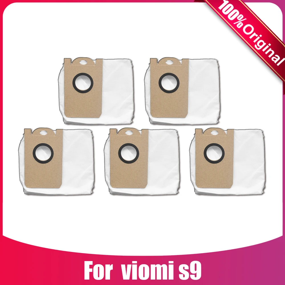 Акция! Оригинальные сменные мешки для пыли робота-пылесоса XiaoMi VIOMI S9 5 шт. запасные