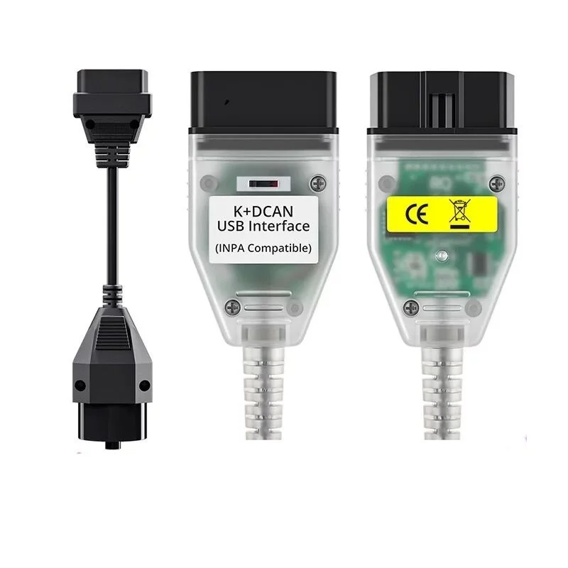 OBD2 INPA K DCAN для BMW + CAN FTDI FT232RL чип с переключателем диагностический кабель Поддержка