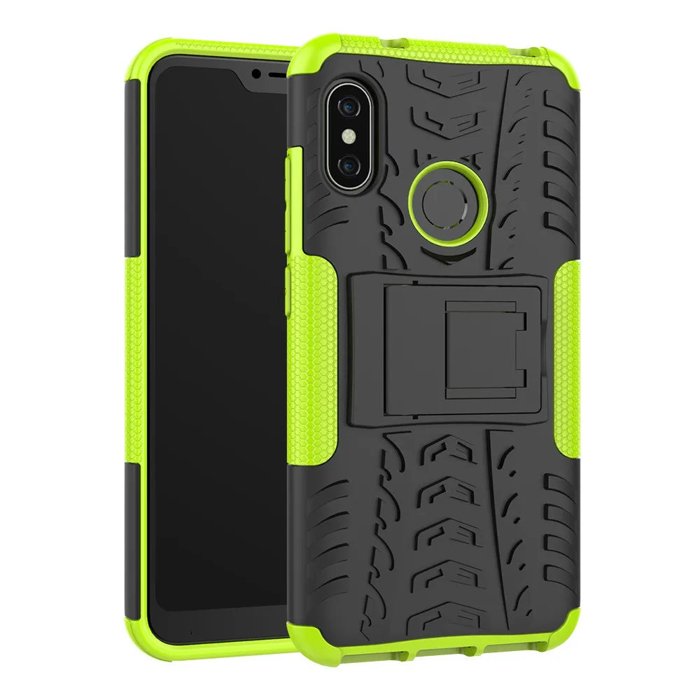 Чехол Peaktop Global Version для Xiaomi mi A2 Lite дизайнерский противоударный Гибридный Жесткий