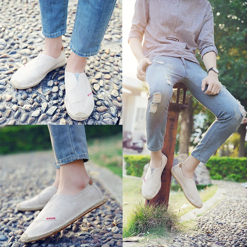 кеды сандали мужские красовки макасины Мужские лоферы без шнуровки Дизайнерская