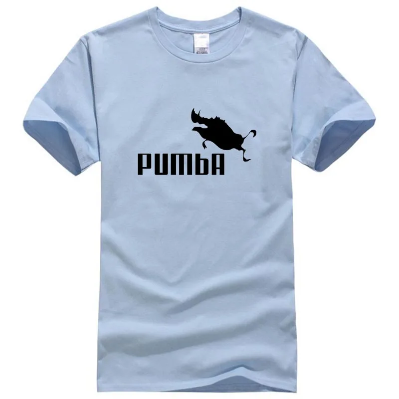 20SS забавная футболка милые футболки homme Pumba мужские повседневные хлопковые топы с