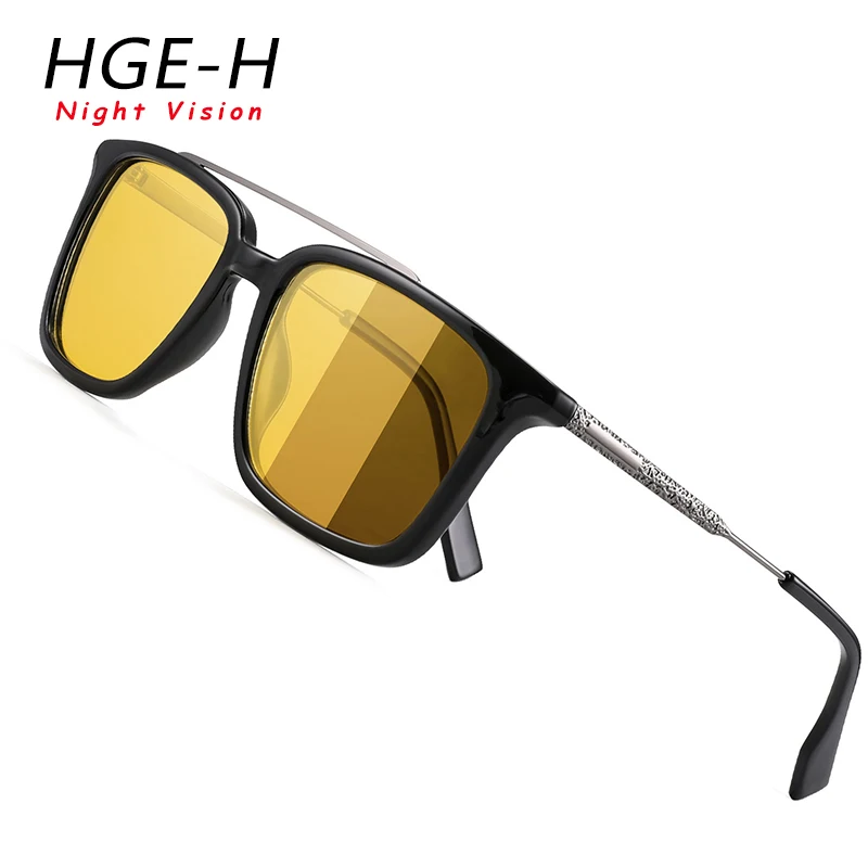 Винтажные Поляризованные солнцезащитные очки ночного видения мужские для