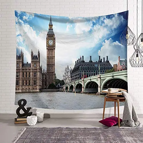 

Famous Britain Tapestry for Dorm Bedroom Living Room Decorative