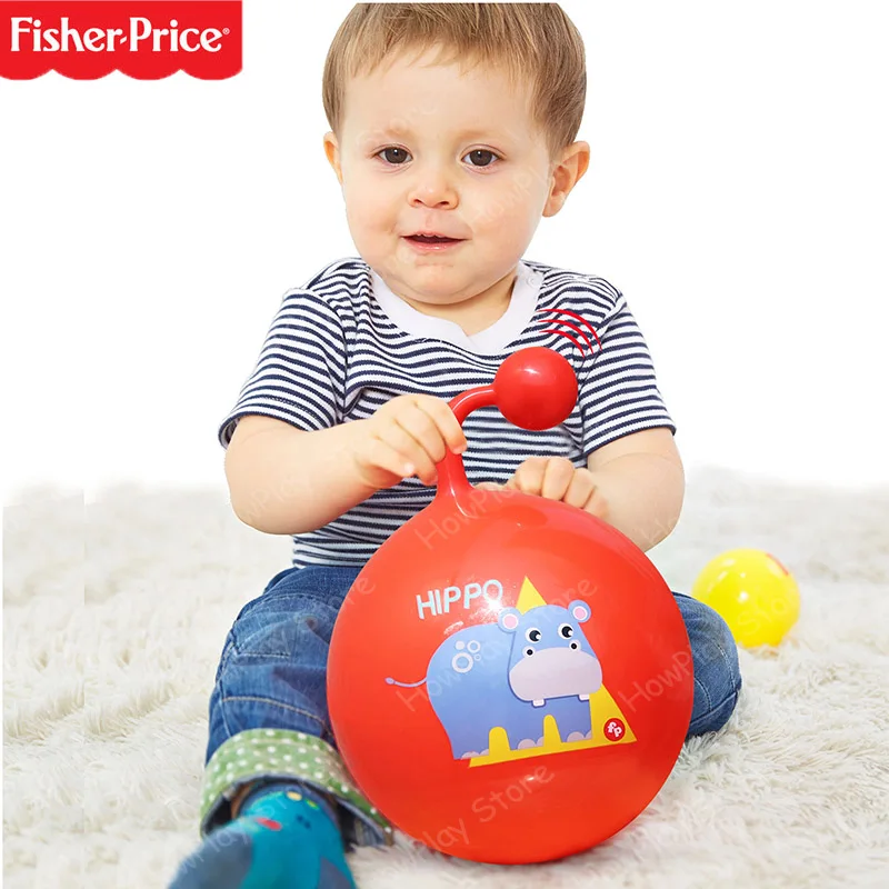 Fisher Price детские игрушечные мячи тренировочный мяч резиновый попрыгунчик ручной