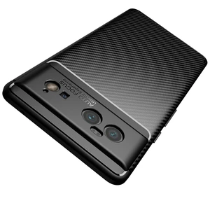 carbon fiber cover for google pixel 6 case bumper silicone funda google pixel 6 ultra thin case for google pixel 6 pixel6 pro free global shipping