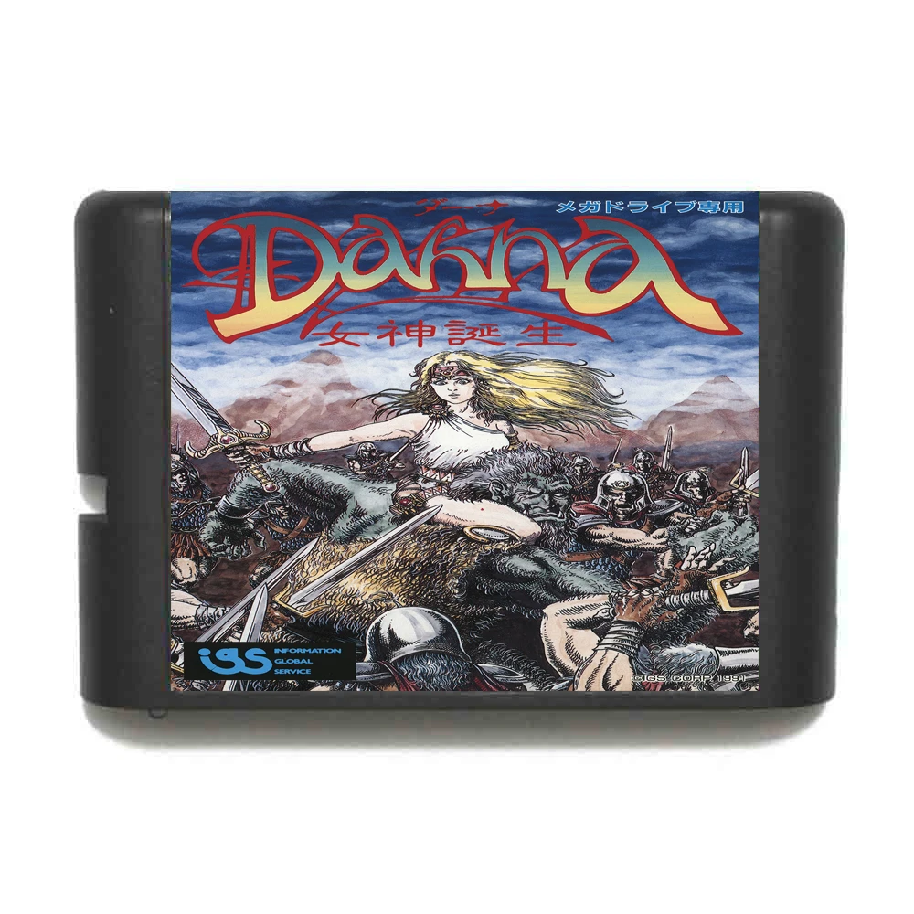 

16 бит MD игровая карта Dahna для Sega Mega Drive для Genesis
