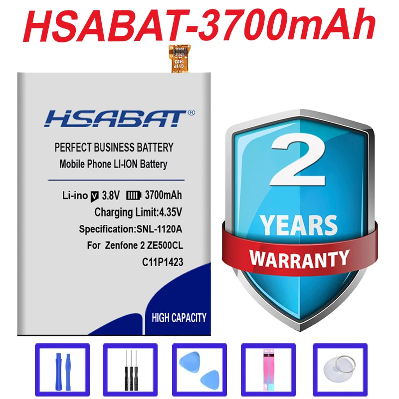 Аккумулятор HSABAT C11P1423 3700 мАч ZF2 для Asus Zenfone 2 ZE500CL Z00D|battery for|batteries batterieszenfone battery |