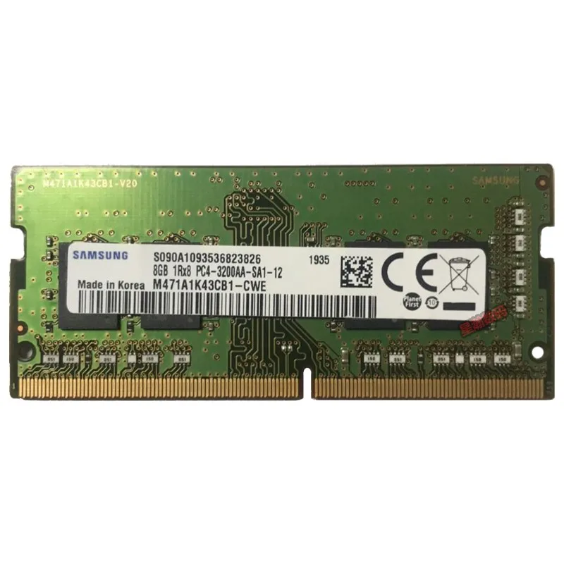 Оперативная память SAMSUNG DDR4 8 ГБ 16 для ноутбука ОЗУ 3200 МГц 1 2 в DRAM карта 32 260 Pin DIMM