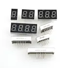 Светодиодный дисплей 0,4 дюйма, 5 шт., 7-сегментный 1-битный2-битный3-битный4-битный цифровой катод с цифрами, Красный общий катоданод 0,4 дюйма, светодиодный 7-сегментный дисплей