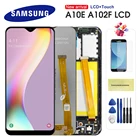 Оригинальный ЖК-дисплей 5,83 дюйма для Samsung Galaxy A10e, ЖК-дисплей с сенсорным экраном и дигитайзером в сборе, Запчасти для Samsung A102, A102U, A102U1
