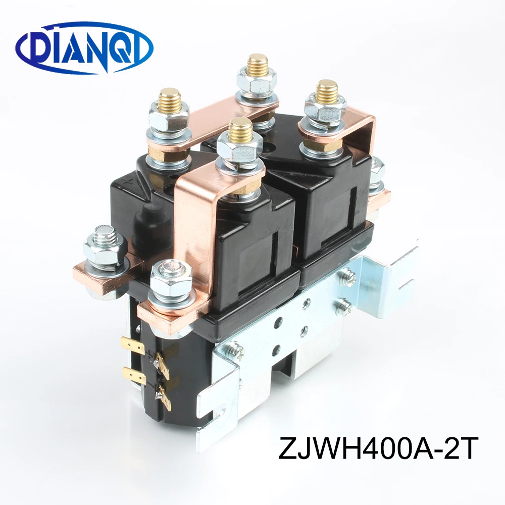 

ZJWH400A-2T 2NO + 2NC 12V 24V 36V 48V 60V 72V 400A DC контактор для двигателя вилочного погрузчика wehicle car SW202