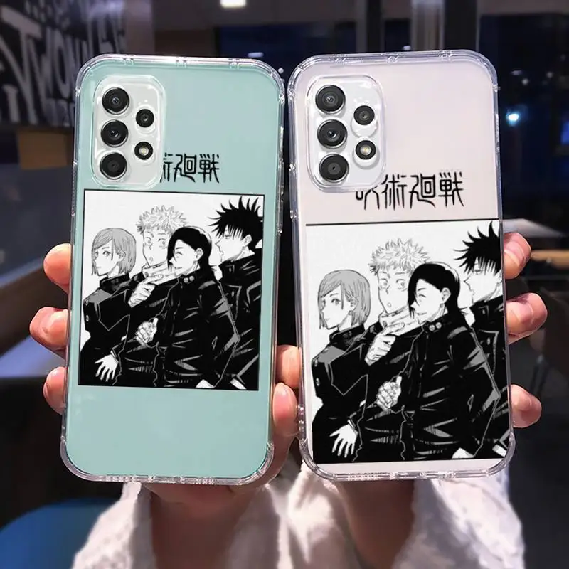 

Jujutsu Kaisen Phone Case for Samsung A 51 50 52 12 21s 31 40 70 71 note S 20 10 21 ultra plus fe clear coque shell