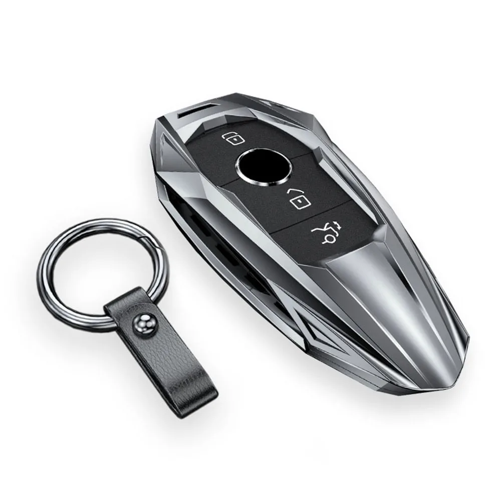 

Hard Zinc Alloy Car Key Cover Case Shell Fob For Mercedes Benz A C E S G GLS Class W177 W205 W213 W222 G63 Maybach Car Styling