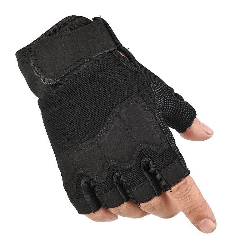 Велосипедные перчатки с открытыми пальцами спортивные камуфляжные мужские и