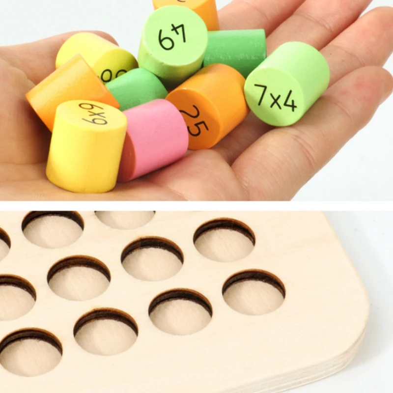 

Mathematics 9X9 Multiplication Board Table Math Toy Montessori Wooden Learning Digital Early Education Wooden Toys