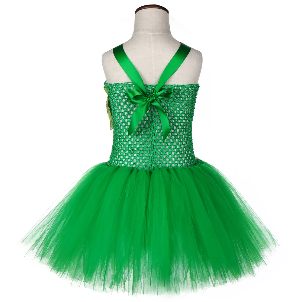 Poison Ivy Tutu Dress Emerald Green Fairy Girls Birthday Party Child Fancy Kids Carnival Halloween Cosplay Costumes | Детская одежда и
