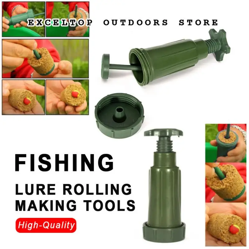 

1pc Portable Carp Fishing Boilies Roller Round Maker Bait Lure Rolling Making Tools Outdoor Fishing Exploding Hook Bait Mould