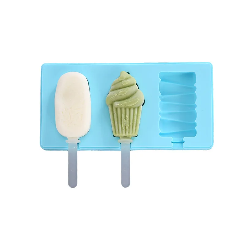 

DIY Ice Cream Silicone Mold Ice-Cream Maker Mould Popsicle Putty Molds Useful Household Gadget Tools Bar Accessories Supplies