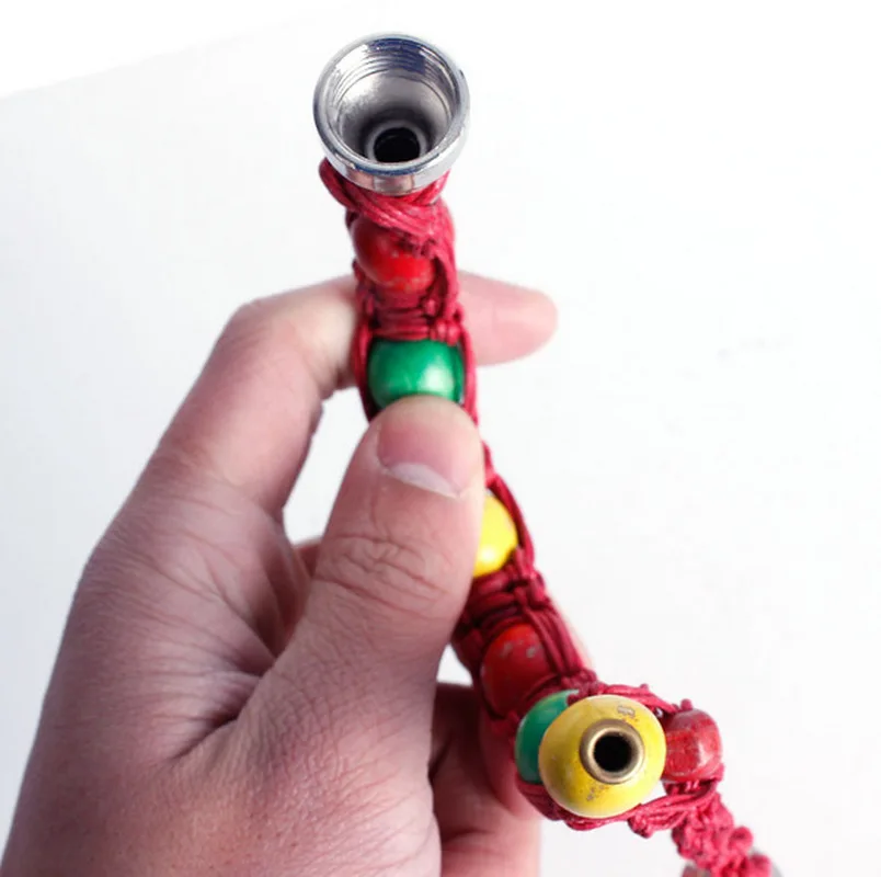 1 шт. портативный металлический браслет дымовая трубка Jamaica Rasta табачная для