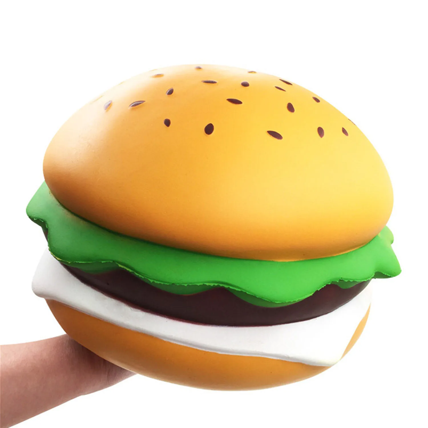 Большая сжимаемая игрушка Besegad медленно поднимающаяся для сжигания гамбургера