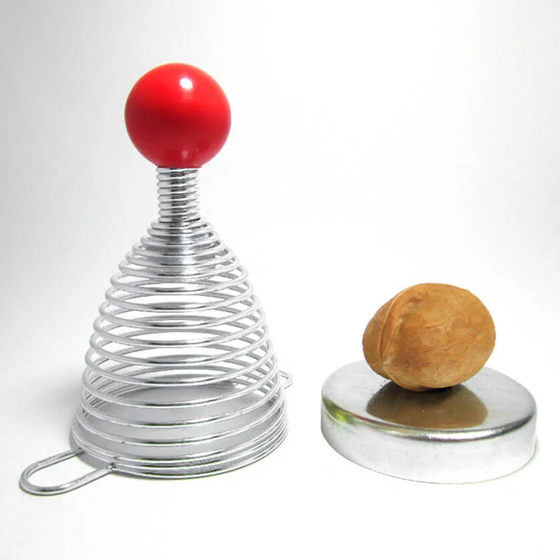 1 шт. щипцы для орехов металлический пружинный гайковерт открытый грецкий орех