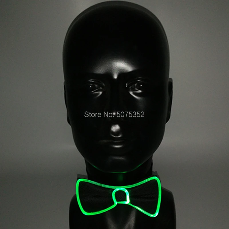 New Style Change 2 Colors LED Light up Mens Bow Tie Luminous Necktie Flashing Men Ties for Wedding Evening Party Carnival | Аксессуары