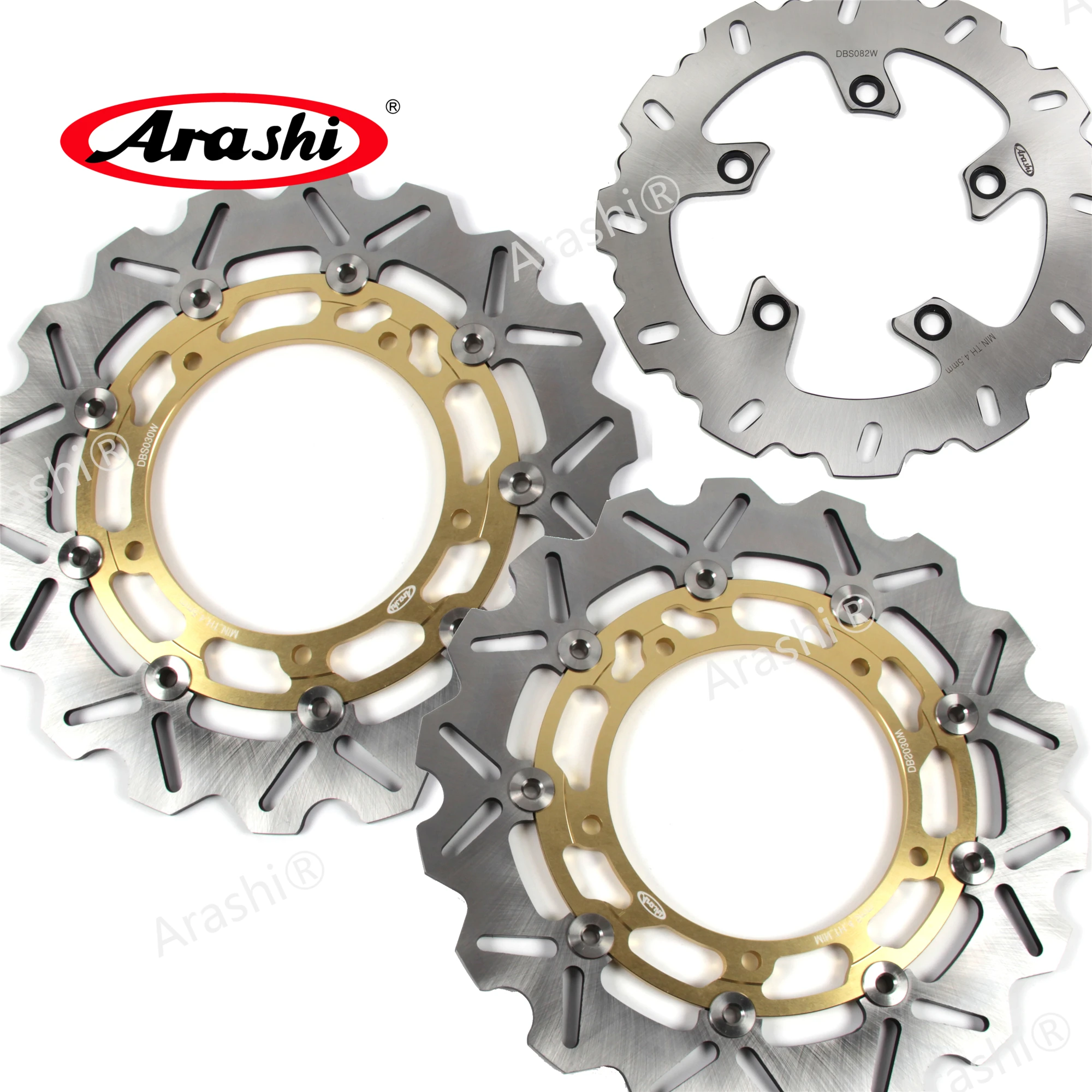 ARASHI для YAMAHA MT03 2006 2011 CNC Передние Задние тормозные диски MT 03 2007 2008 2009 2010 FZ6 FAZER|fz6