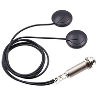 21 inches wire length 14 inch output jack 2 in 1 piezo pickup disc transducer for guitar violin ukulele mandolin banjo cellowi
