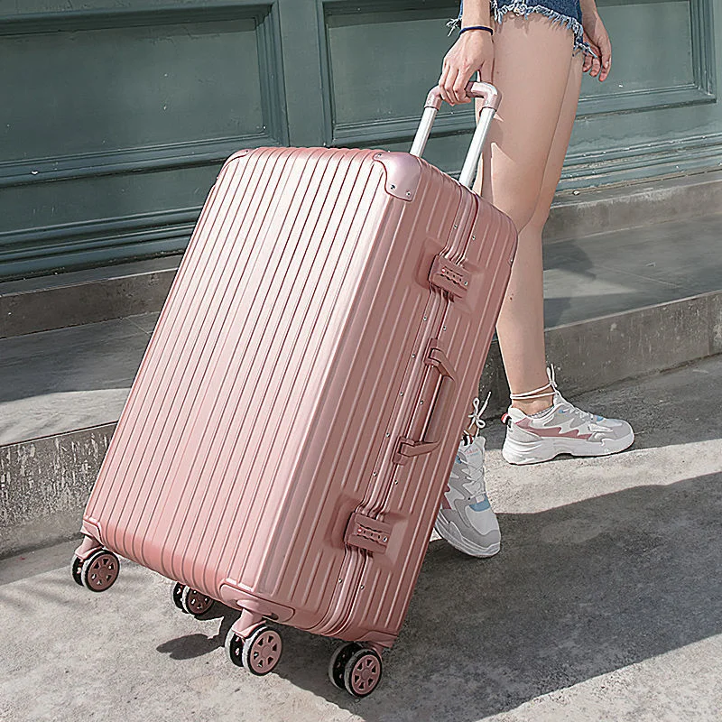 

Универсальный кожаный чехол на колесиках для мужчин и женщин, 20 / 22 / 24 / 26 / 28 дюймов