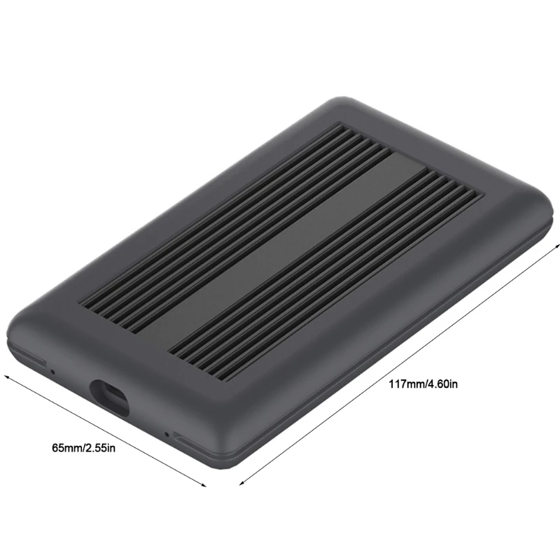 

Blueendless M.2 Dual-disk Hard Drive Enclosure Type C NG-FF RAID Modes Usb3.1 External Solid State Drive HDD Box 10GB