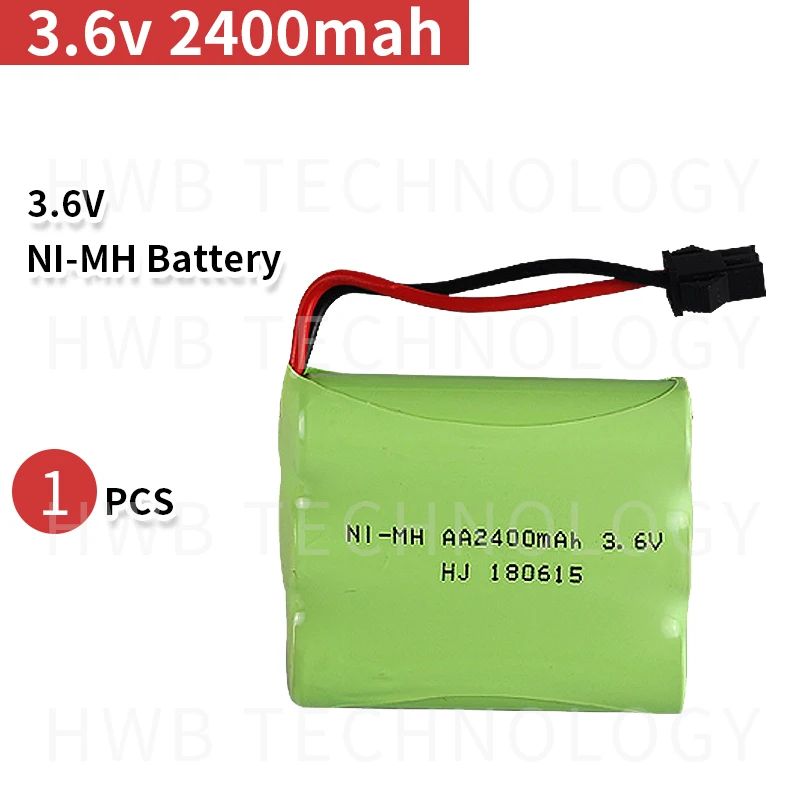 3,6 V 2400mah Ni-MH аккумуляторная батарея AA пульт дистанционного управления электрическая игрушка освещение