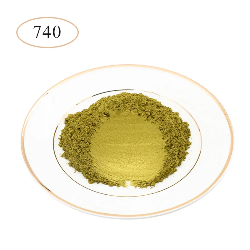 

Pearl Powder Coating Natural Mineral Mica Dust Type 740 Pearlized Pigment DIY Dye Colorant 10/50g for Soap Eye Shadow Car Crafts