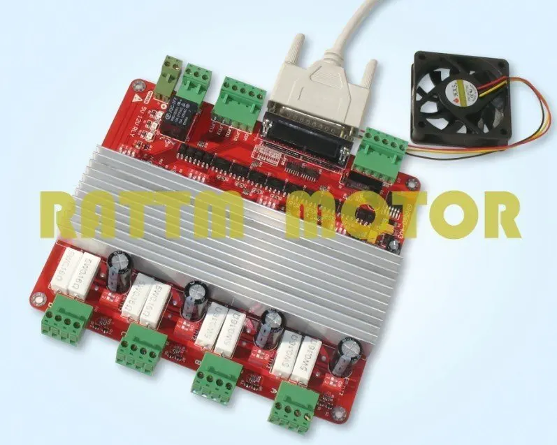Новый 4 оси NEMA23 308oz-in шаговый двигатель ЧПУ шагового двигателя комплект + TB6560