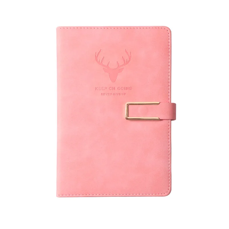 

RuiZe Hard Cover A5 B5 Leather Notebook Agenda Diary 2021 Office School Journal Thick Note Book Paper Daily Planner 360 Pages