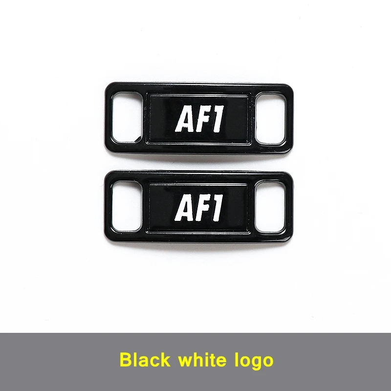 2021NEW Metal Shoelaces Buckle Shoes Accessories AF1 Shoe Decoration Suitable For All Shoes Sneakers  Flat Shoelace Buckle1 Pair