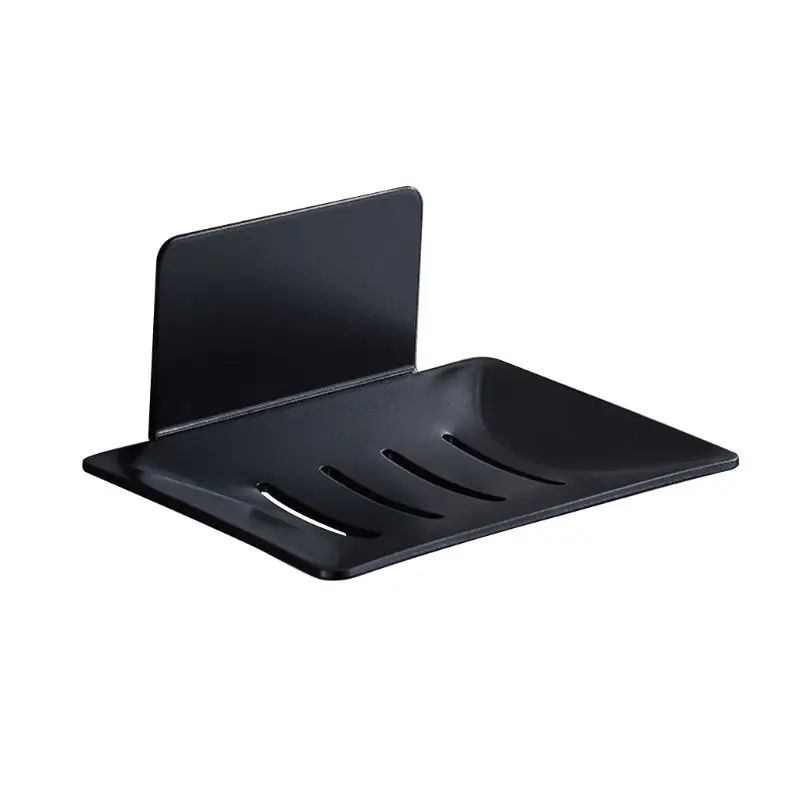 

Stainless Steel Bathroom Soap Dish Wall Mounted Hole Free Soap Container Box Bathroom Accessories